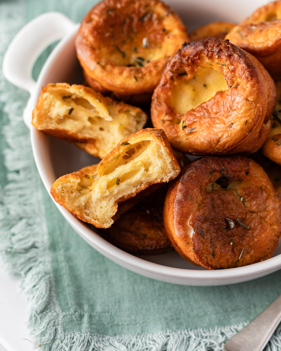 Mini Rosemary Popovers