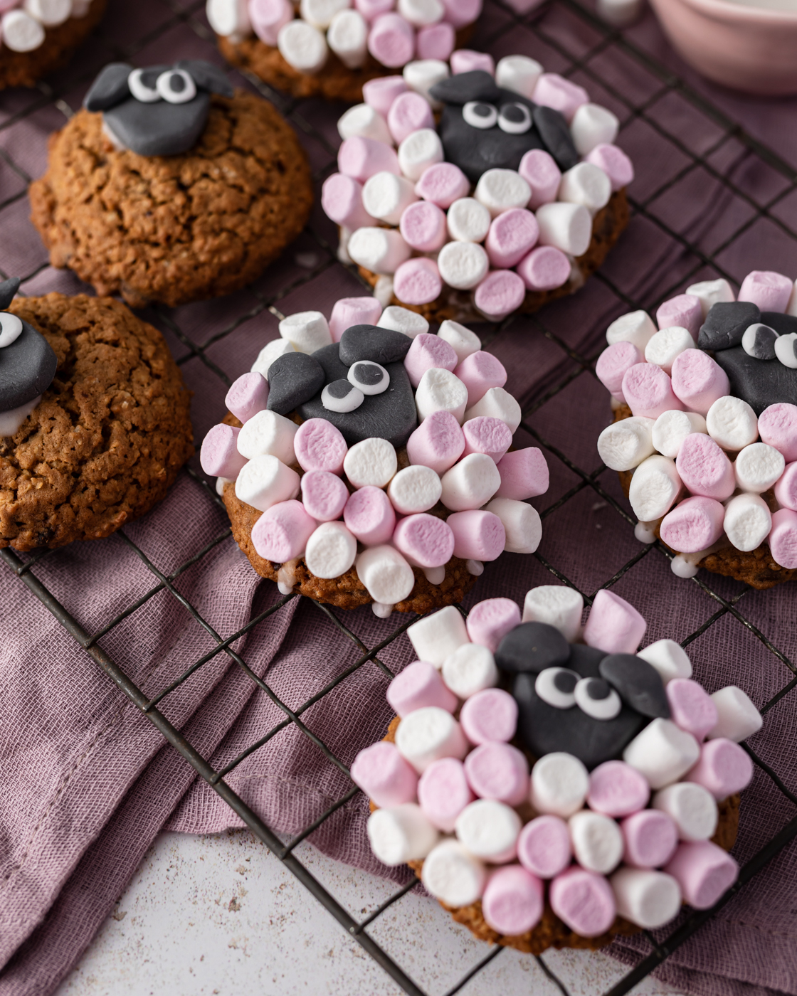 Marshmallow Sheep Cookies