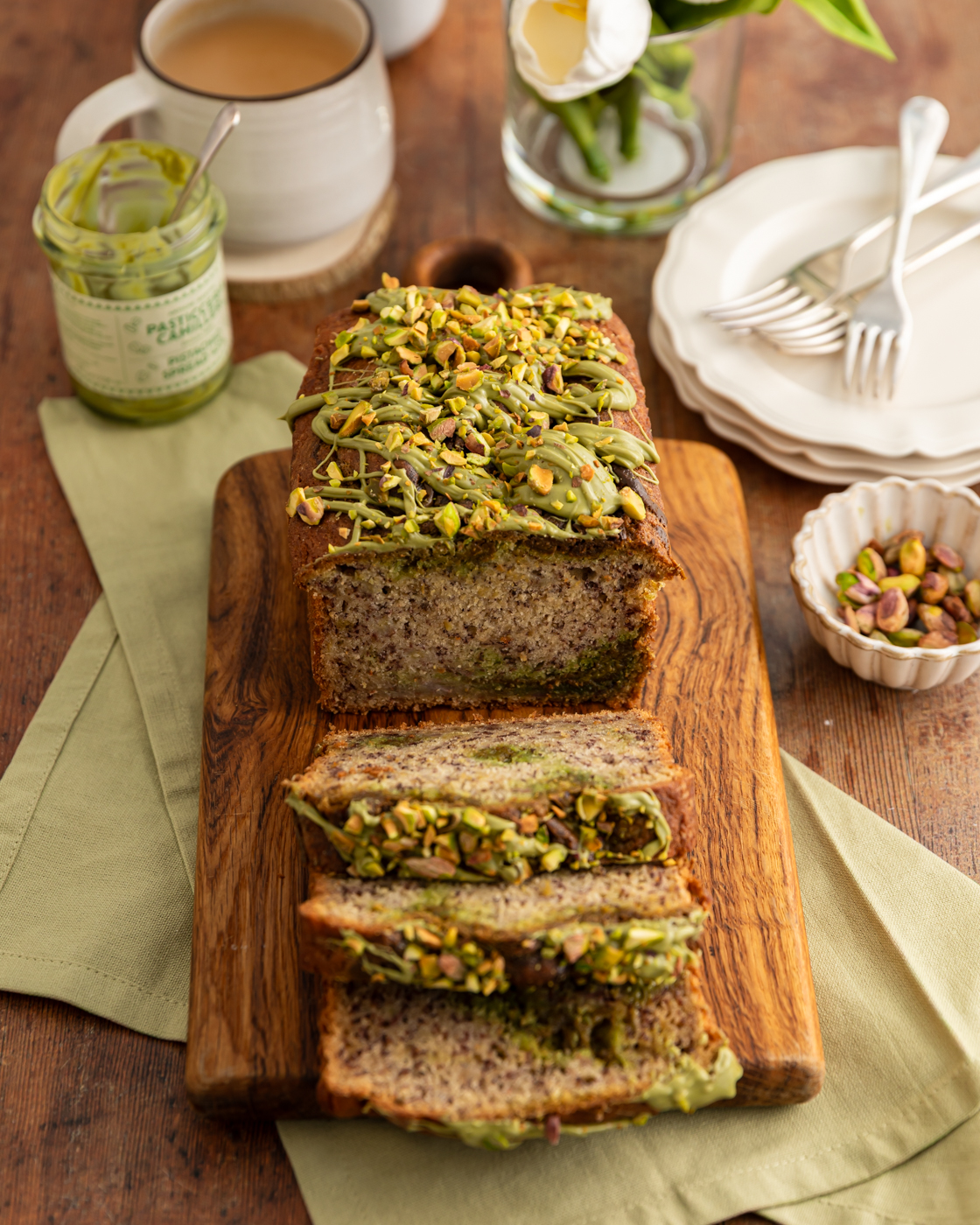 Pistachio Banana Bread