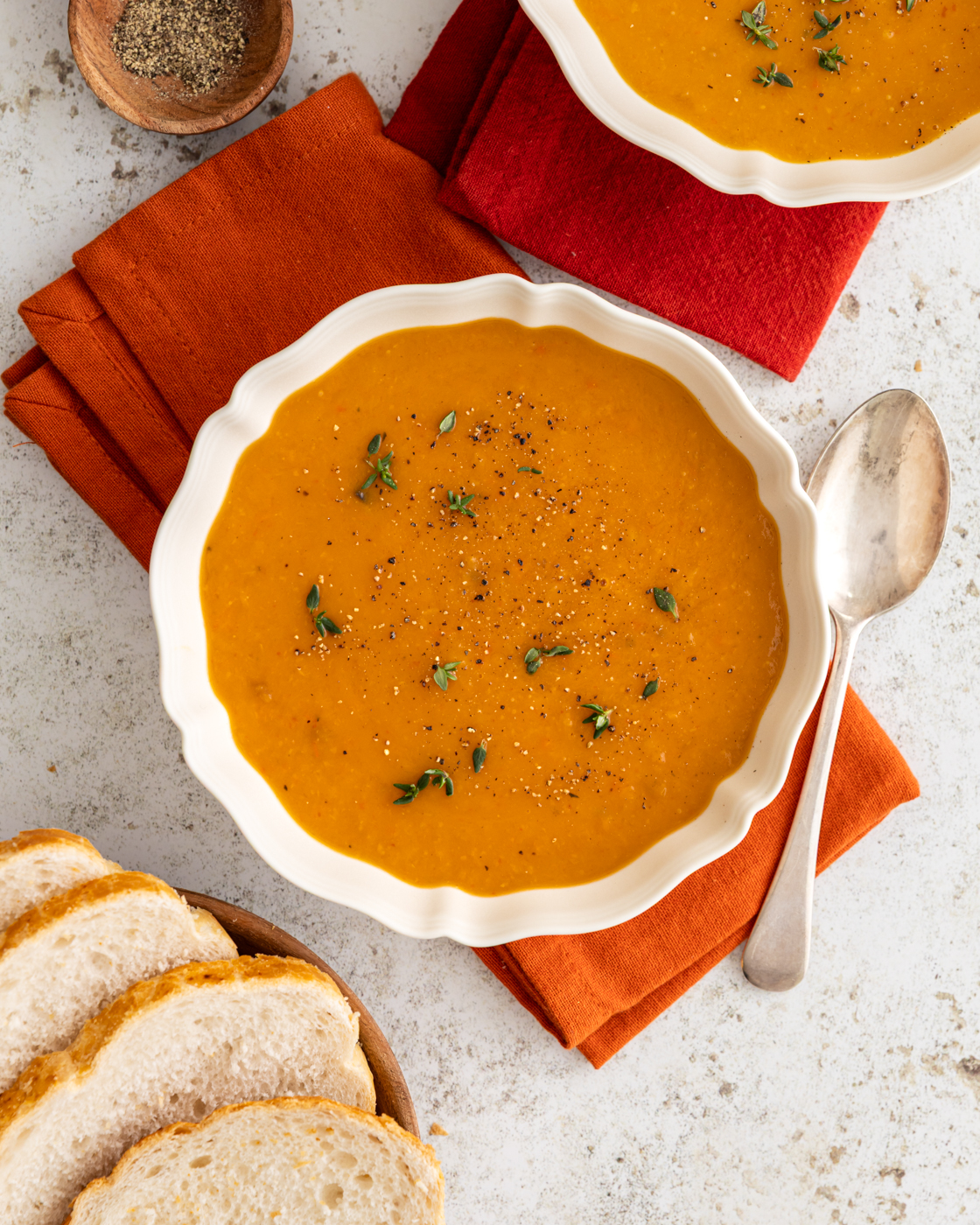 Roasted Butternut Squash & Coconut Soup